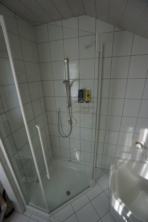 rutschsichere bodenebene Dusche Eferding vorher